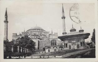 Constantinople, Istanbul; - 5 old black and white postcards