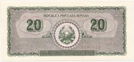 Románia 1950. 20L T:II-
Romania 1950. 20 Lei C:VF