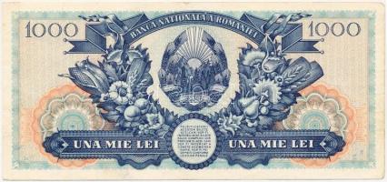 Románia 1948. 1000L T:III
Romania 1948. 1000 Lei C:F