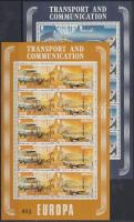 1988 Europa CEPT Közlekedés és kommunikáció kisívsor Mi 544-547