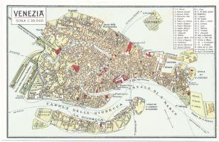 Venezia, Venice map