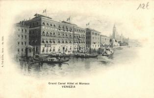 Venice, Venezia; Grand Canal hotel et Monaco / hotel