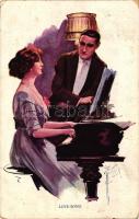 Love song, Romantic couple, piano s: Barber (EK)