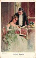 Erfüllter Wunsh / Romantic couple, E.M.M. Nr. 439. s: Bill Fisher (EK)