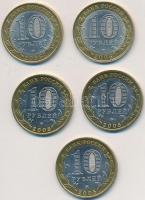 Oroszország 2005. 10R (5xklf) T:2 Russia 2005. 10 Roubles (5xdiff) C:XF