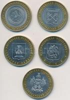 Oroszország 2005. 10R (5xklf) T:2
Russia 2005. 10 Roubles (5xdiff) C:XF