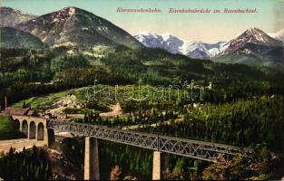 Rosenbachtal, Karawankenbahn, Eisenbahnbrücke / railway bridge