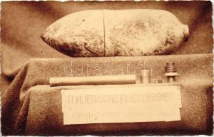 Italienische Fliegerbombe / Italian aerial bomb on display, photo