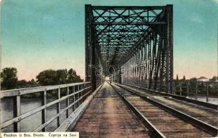 Bosanski Brod, Cuprija na Savi / railway bridge, Sava River (EK)