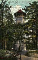 Karlovy Vary, Karlsbad; Aussichtsturm auf der Freundschaftshöhe / lookout tower (Rb)