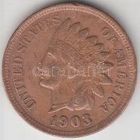 Amerikai Egyesült Államok 1903. 1c Br "Indián fej" T:2-
USA 1903. 1 Cent Br "Indian H...