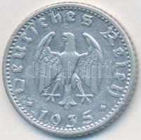 Német 3. Birodalom 1935G 50pf Al T:2-
German Third Reich 1935G 50 Pfennig Al C:VF