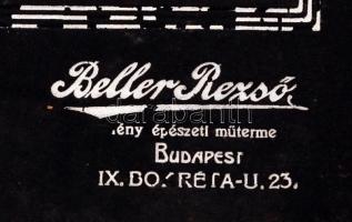 1907 Az Építő Iparosok Orsz. Szövetségének első vándorgyűlése Nagyváradon, Beller Rezső csoportkép f...