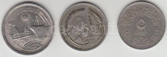 Egyiptom 1976. 10p Cu-Ni "Szuezi-csatorna újramegnyitása" + 1978. 5p Cu-Ni "FAO"...