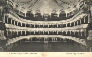 Kolozsvár, Új színház nézőtere / auditorium of the theater (EK)