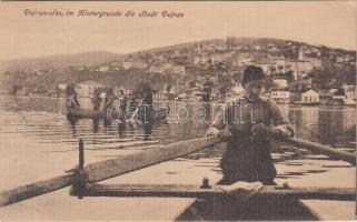 Dojran, Dojran lake, rowing old man, folklore (EK)