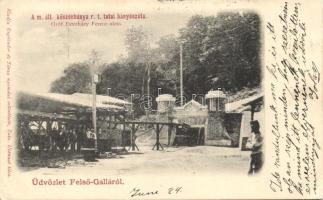 Felsőgalla, a Magyar Általános kőszénbánya r.t. tatai bányászata, Gróf Esterházy Ferenc akna (EK)