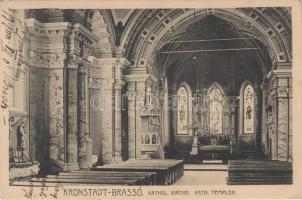 Brassó, Kronstadt; Katolikus templom, belső / Catholic church, interior (EK)