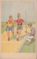 Running race, humour, B.K.W.I. 404-4. s: Schönpflug (EK)