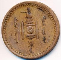 Mongólia 1925. 5M Cu T:2- karc
Mongolia 1925. 5 Mongo Cu C:VF scratched