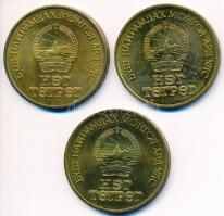 Mongólia 1971. 1T Al-Br "Forradalom 50. évfordulója" (3x) T:2,2-
Mongolia 1971. 1 Tugrik &...