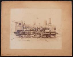 cca 1900-1920 A Magyar Királyi Államvasutak részére a MÁVAG által gyártott le. osztály 409-es számú ...
