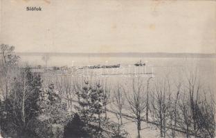 Siófok, csónakok (fa)