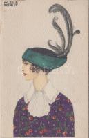 Lady with hat, B.K.W.I. 481-3. s: Mela Koehler (fl)