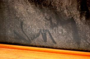 Nagy jelzéssel: Női portré, pasztell, papír, üvegezett fa keretben, 56×43 cm