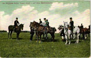 Se. Majestät Kaiser Franz Josef I auf dem Manöverfelde / Franz Josef on the maneuver field