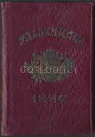 1896 Bp., Az Ezredéves Országos Kiállítás teljes időtartamára érvényes fényképes bérleti jegy bőr tokban