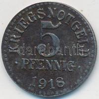 Németország / Weimari Köztársaság / Braunschweig 1918. 5pf Fe T:2- Germany / Weimar Republic / Braunschweig 1918. 5 Pfennig Fe C:VF