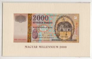 2000. 2000Ft "Millenium" T:I Eredeti bontatlan díszcsomagolásban!