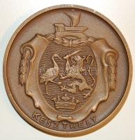 1974. "MÉE-Éremcsere Nap-Keszthely" extrém nagyalakú Br plakett. Szign:György F. T:2 Csak 198db készült belőle!