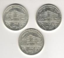 1992. 200Ft Ag "MNB" (3x) T:2