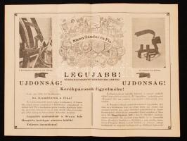 1936 Stern Károly és Fia mezőgazdasági gépek, kerékpárok és varrógépek gyári bizományi raktárának(Zalaszentgrót) reklámos ismertetője