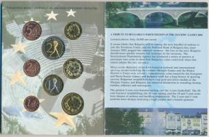 Bulgária 2004. "Olimpiai Euro Próbaveretek" 1c-2 (8xklf) fémpénz szettben, díszkiadás T:1...