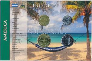 Honduras 1999-2006. 5c Cu-Ni, 10c Cu-Ni, 20c Cu-Ni, 50c Cu-Ni szettben T:1-,2 Honduras 1999-2006. 5 Centavos Cu-Ni, 10 Centavos Cu-Ni, 20 Centavos Cu-Ni, 50 Centavos Cu-Ni coins in set C:AU,XF