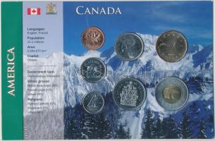 Kanada 1963-2008. 1c-2$ (7xklf) fémpénz szettben T:1-,2
Canada 1963-2008. 1 Cent - 2 Dollars (7xdiff...
