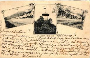 Mátrafüred, uszoda, vendéglő, Hanák kilátó, Art Nouveau (EK)