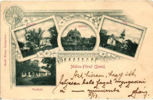 Mátrafüred, Kápolna, Bene, Bábakő, villa, vendéglő, Art Nouveau (EK)