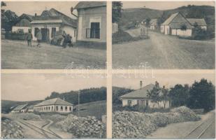 Korlát, vasúti sín, Kozányi Rudolf üzlete, kiadja Kozányi Rudolf kereskedő / railway, shop (EK)