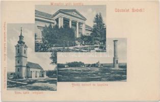 Érd, Wimpffen gróf kastély, Római katolikus templom, Török mecset és kápolna