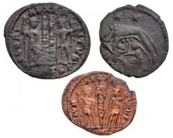 3db klf római rézpénz, közte I. Constantinus 331-334. AE3 Cu (2,01g) T:2-,3
3pcs of diff Roman coppe...