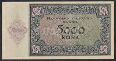 Horvátország 1943.09.01. 5000K T:I