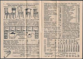 1937 Bp.VIII., György és Somogyi vaskereskedés, asztalosáruk szaküzletének ábrákkal illusztrált árka...