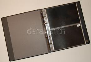 Lindner bankjegy berakó, 25 lappal, fekete színben