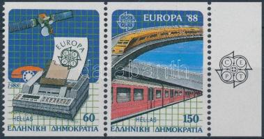 1988 Europa CEPT Közlekedés és kommunikáció sor ívszéli párban Mi 1685 C-1686 C