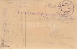 1915 Przemysl, Wiedereinnahme von Przemysl / recapture of Przemysl, hold to light mechanical card, V...