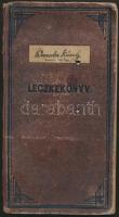 1922 A budapesti magyar királyi egyetem közgazdaságtudományi kara által kiállatott leckekönyv, benne többek között Kornis Gyula, Klebelsberg Kunó, Cholnoky Jenő, Grosschmid Lajos, Doby Géza, Czettler Jenő aláírásával